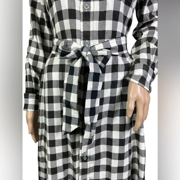 NWT Polo Ralph Lauren Shirtdress Womens Size 0 Check Buffalo Belted Twill - Picture 7 of 12